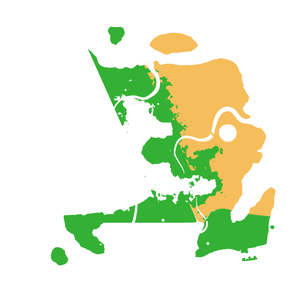 Biome Rust Map: Procedural Map, Size: 3000, Seed: 1423886791