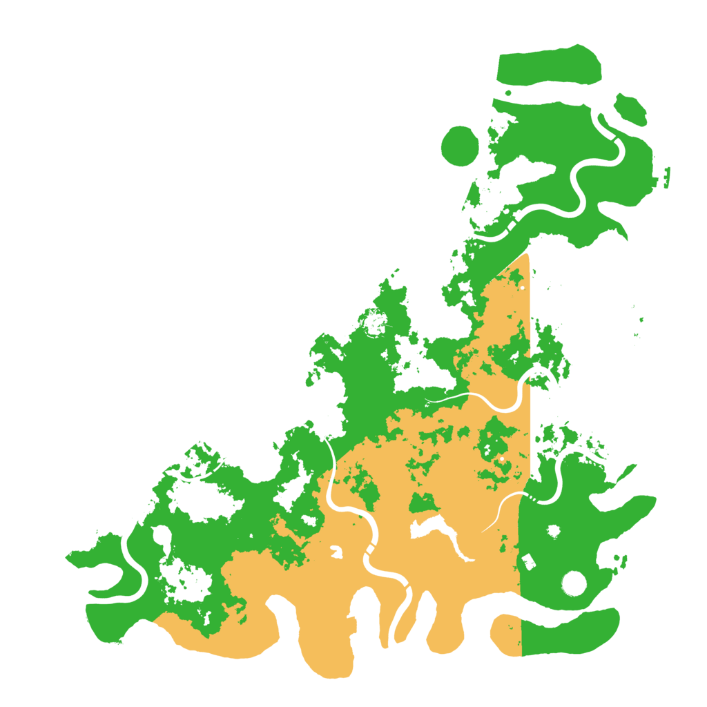 Biome Rust Map: Procedural Map, Size: 5000, Seed: 425974943