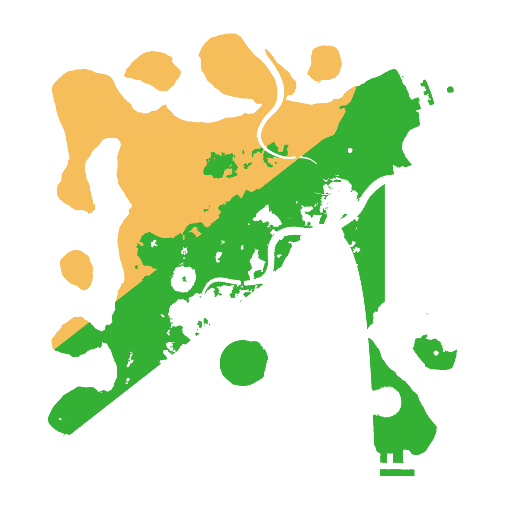 Biome Rust Map: Procedural Map, Size: 3000, Seed: 12262666