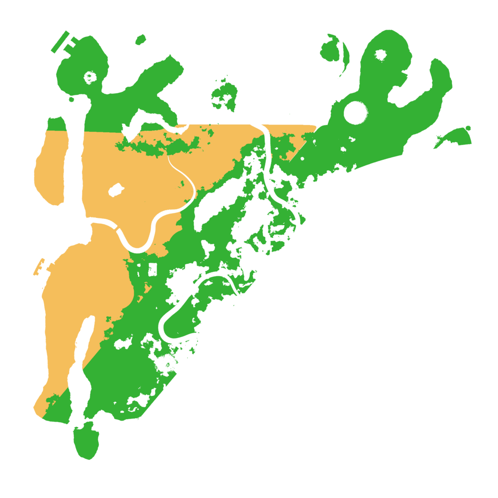 Biome Rust Map: Procedural Map, Size: 4000, Seed: 1420884200