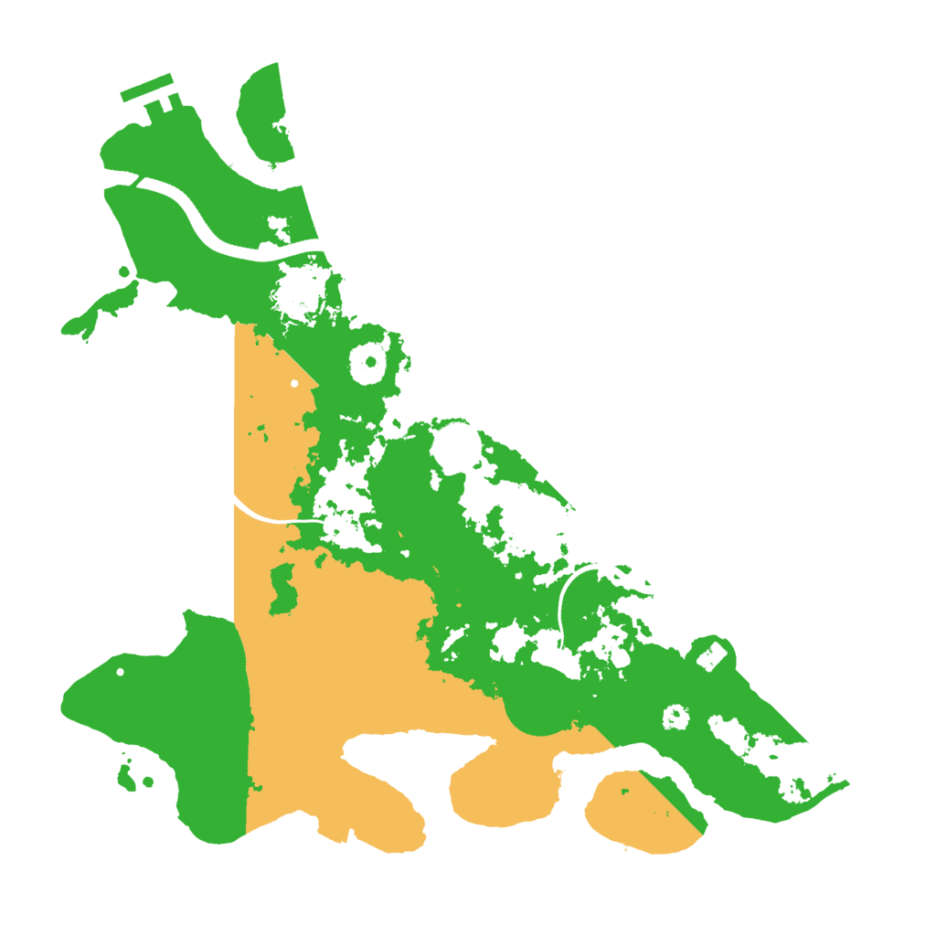 Biome Rust Map: Procedural Map, Size: 3500, Seed: 501420