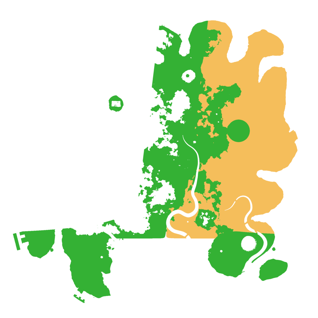Biome Rust Map: Procedural Map, Size: 3750, Seed: 511516392