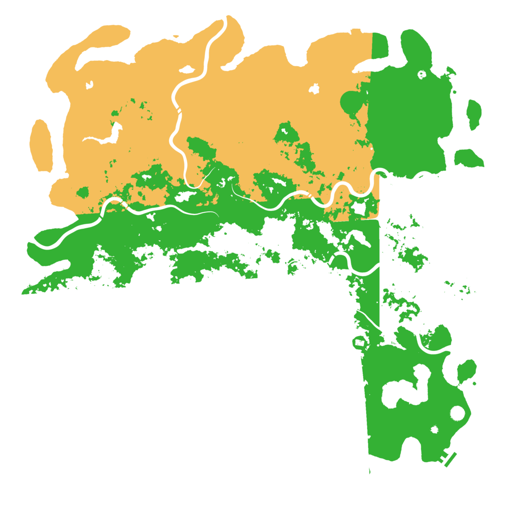 Biome Rust Map: Procedural Map, Size: 6000, Seed: 858438568