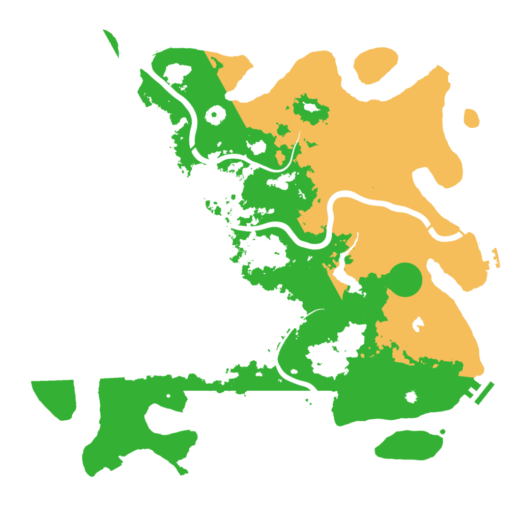 Biome Rust Map: Procedural Map, Size: 4000, Seed: 8147219