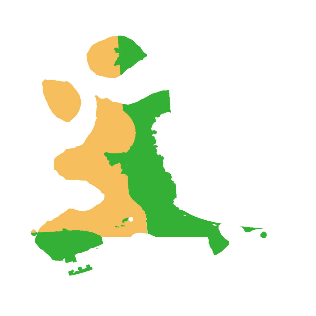 Biome Rust Map: Procedural Map, Size: 2000, Seed: 742285