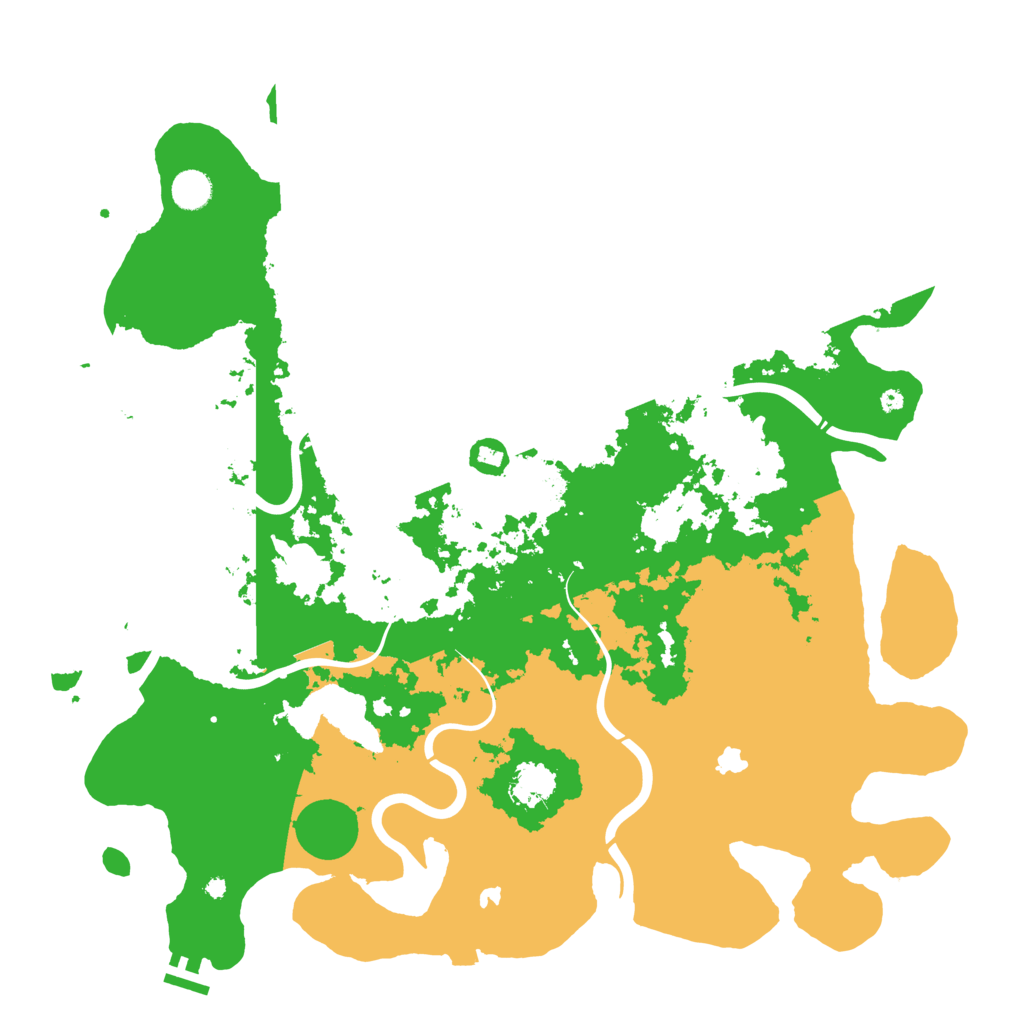 Biome Rust Map: Procedural Map, Size: 4500, Seed: 573456343