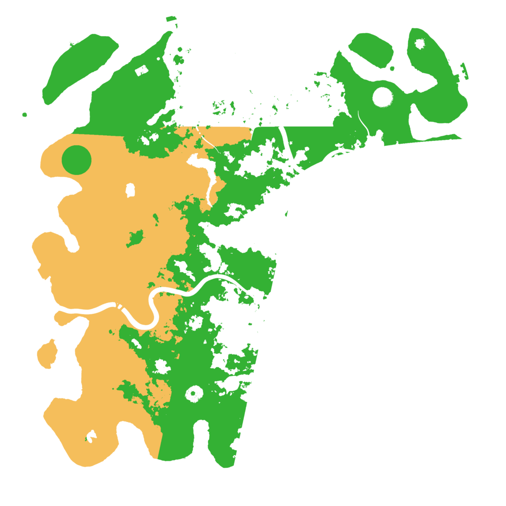 Biome Rust Map: Procedural Map, Size: 4500, Seed: 146178972