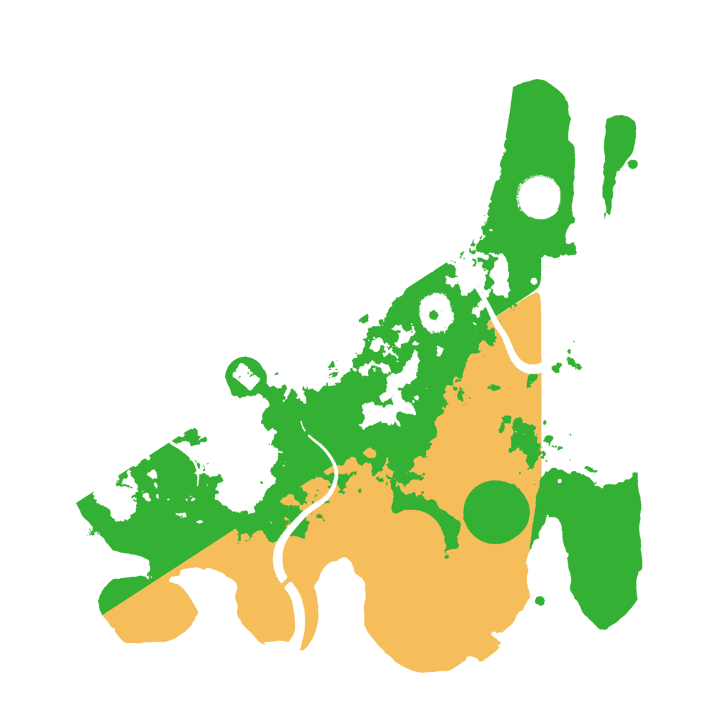 Biome Rust Map: Procedural Map, Size: 3000, Seed: 34529