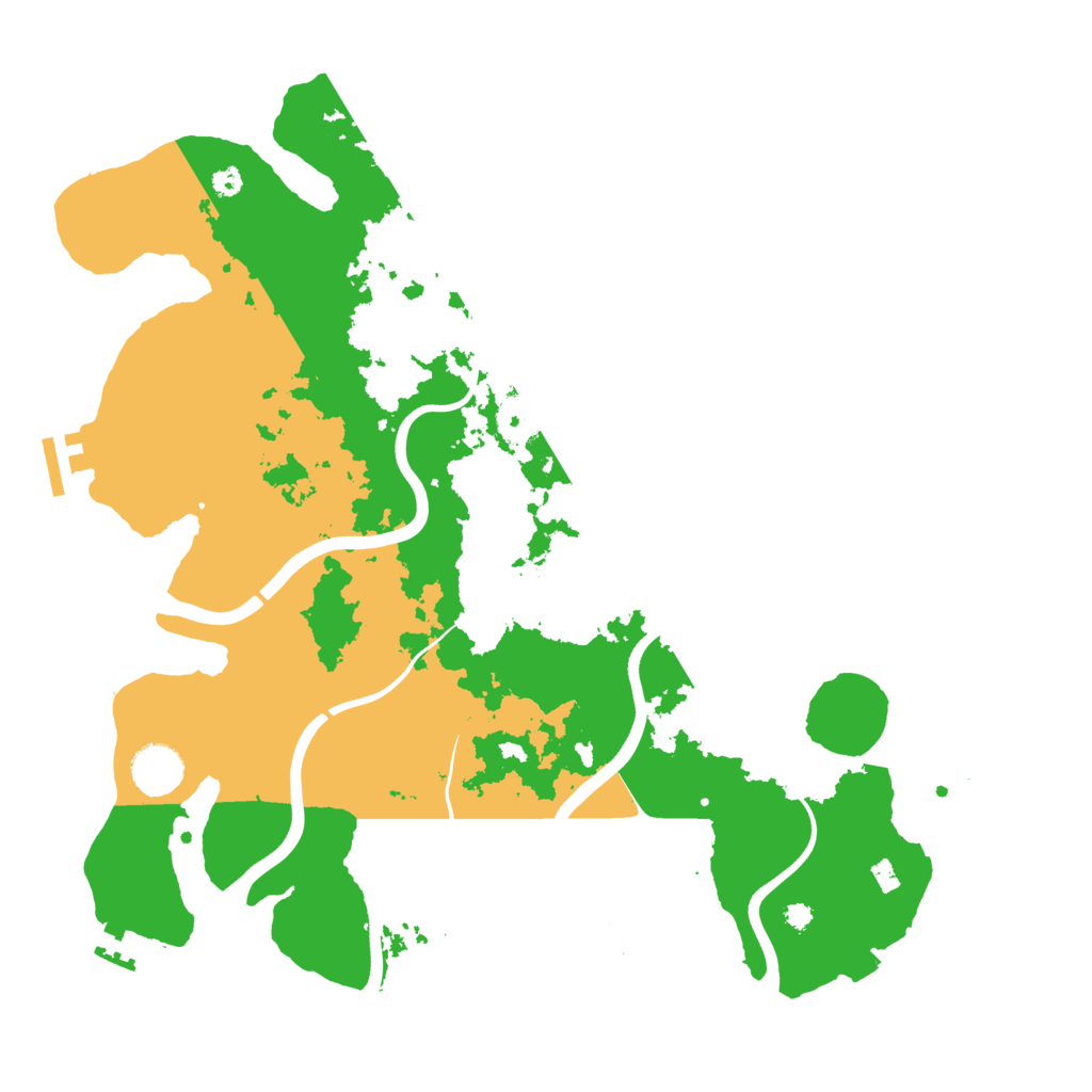 Biome Rust Map: Procedural Map, Size: 3750, Seed: 15530
