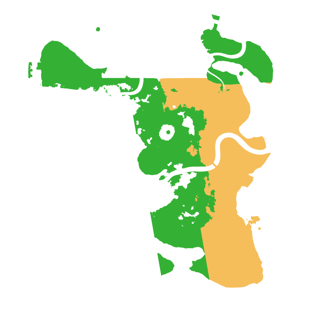 Biome Rust Map: Procedural Map, Size: 3000, Seed: 1892283701