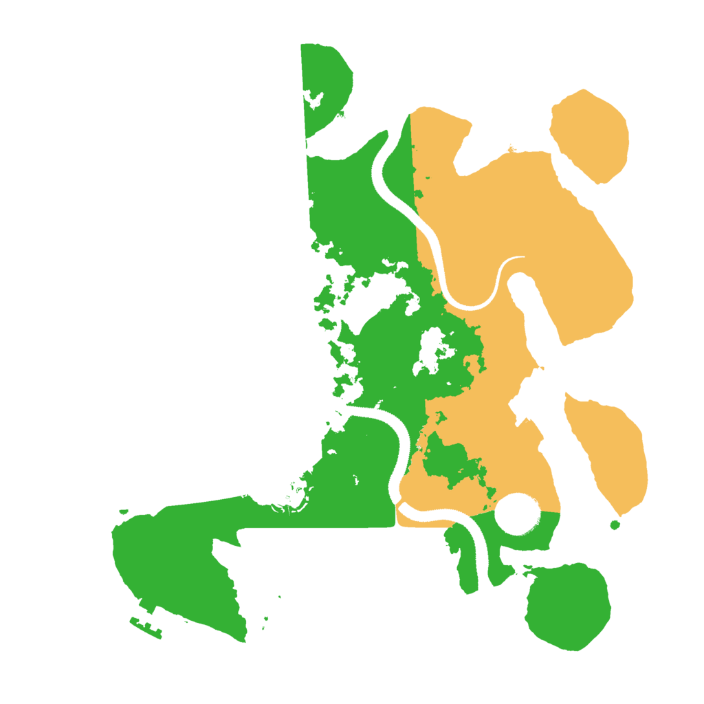 Biome Rust Map: Procedural Map, Size: 3000, Seed: 1611957450