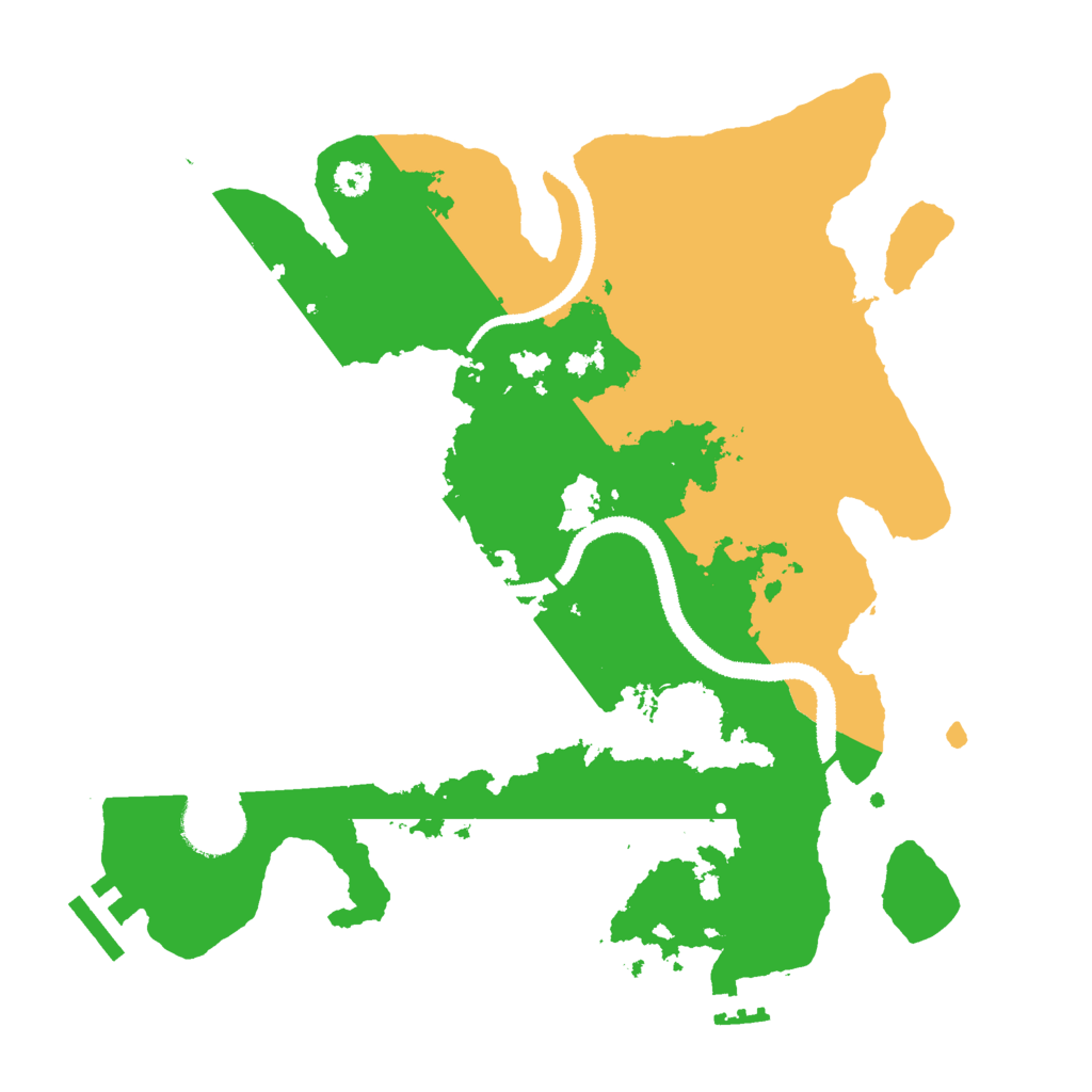 Biome Rust Map: Procedural Map, Size: 3000, Seed: 99242