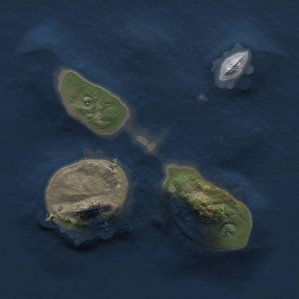 Rust Map: Procedural Map, Size: 1500, Seed: 486030080, 1 Monuments