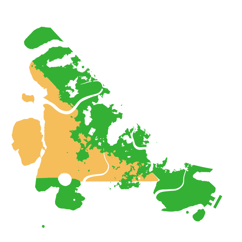 Biome Rust Map: Procedural Map, Size: 3500, Seed: 1269365154