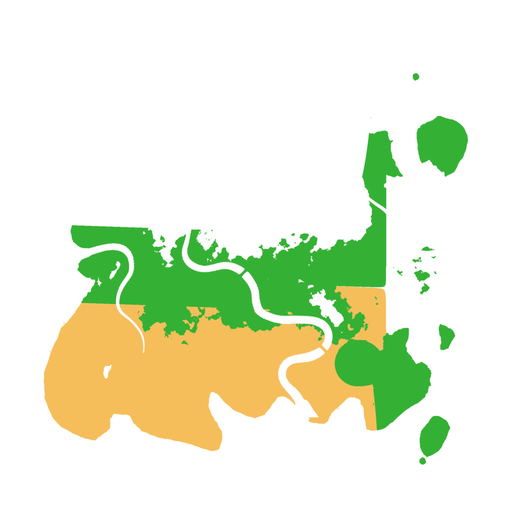 Biome Rust Map: Procedural Map, Size: 3000, Seed: 1374315957