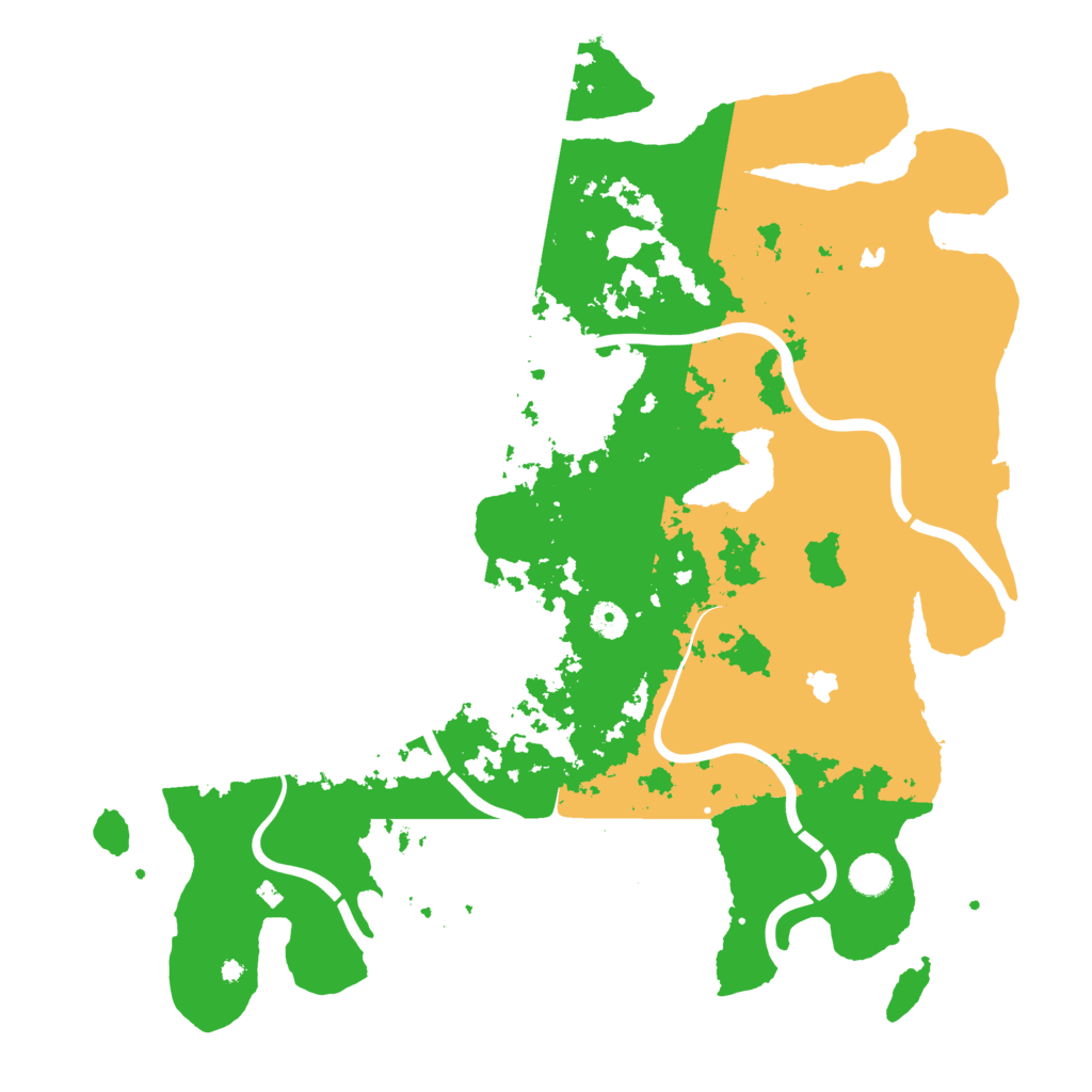 Biome Rust Map: Procedural Map, Size: 4500, Seed: 1672815831