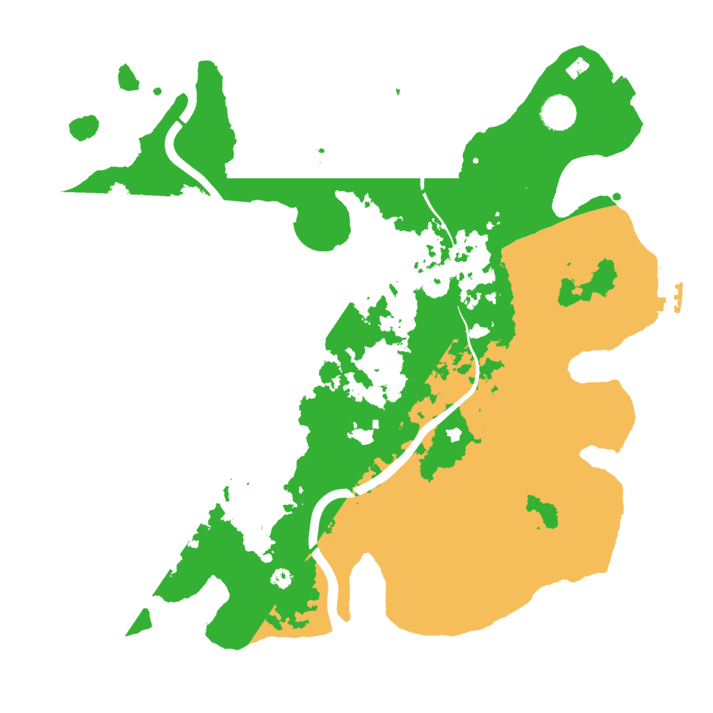 Biome Rust Map: Procedural Map, Size: 3554, Seed: 66745