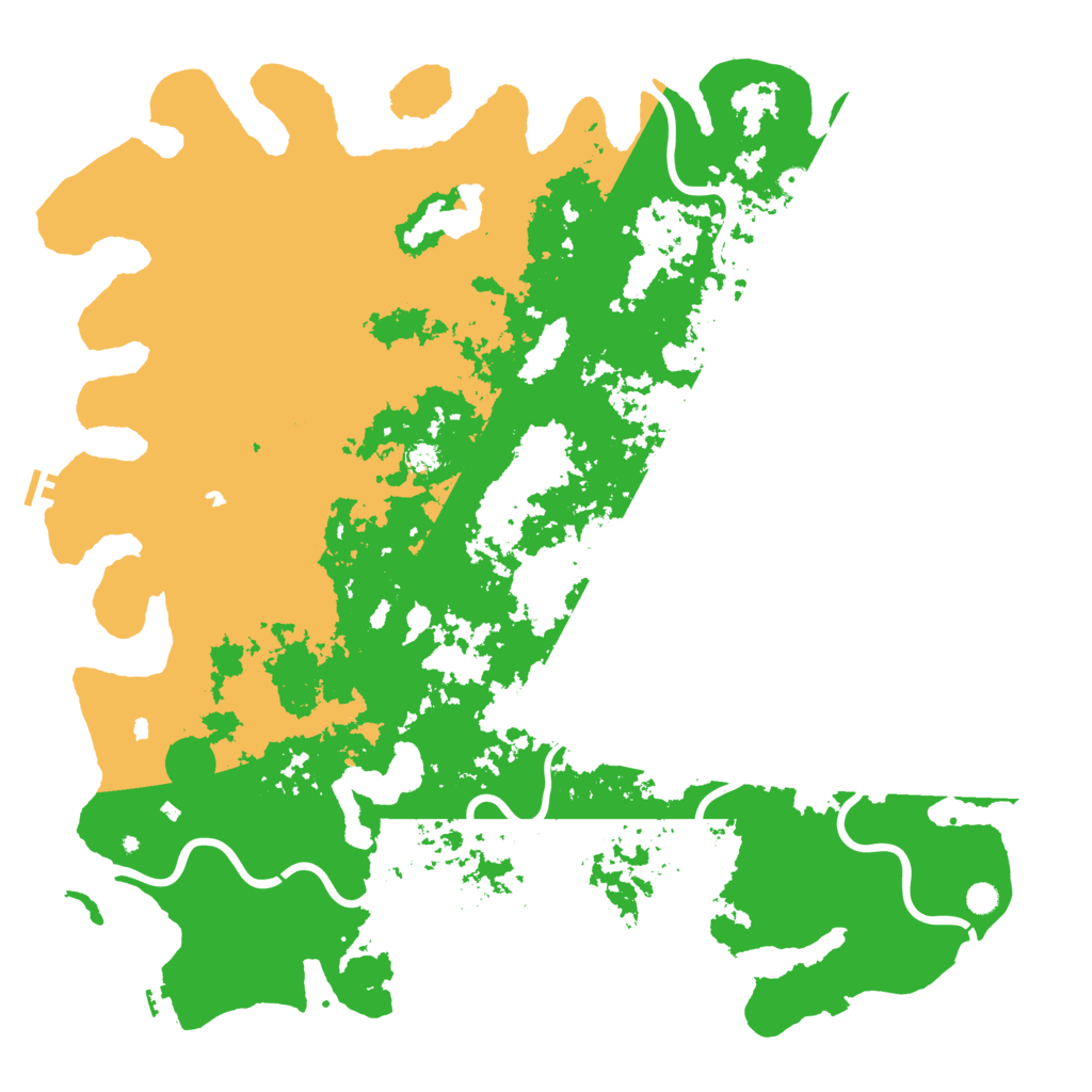 Biome Rust Map: Procedural Map, Size: 6000, Seed: 1785624907
