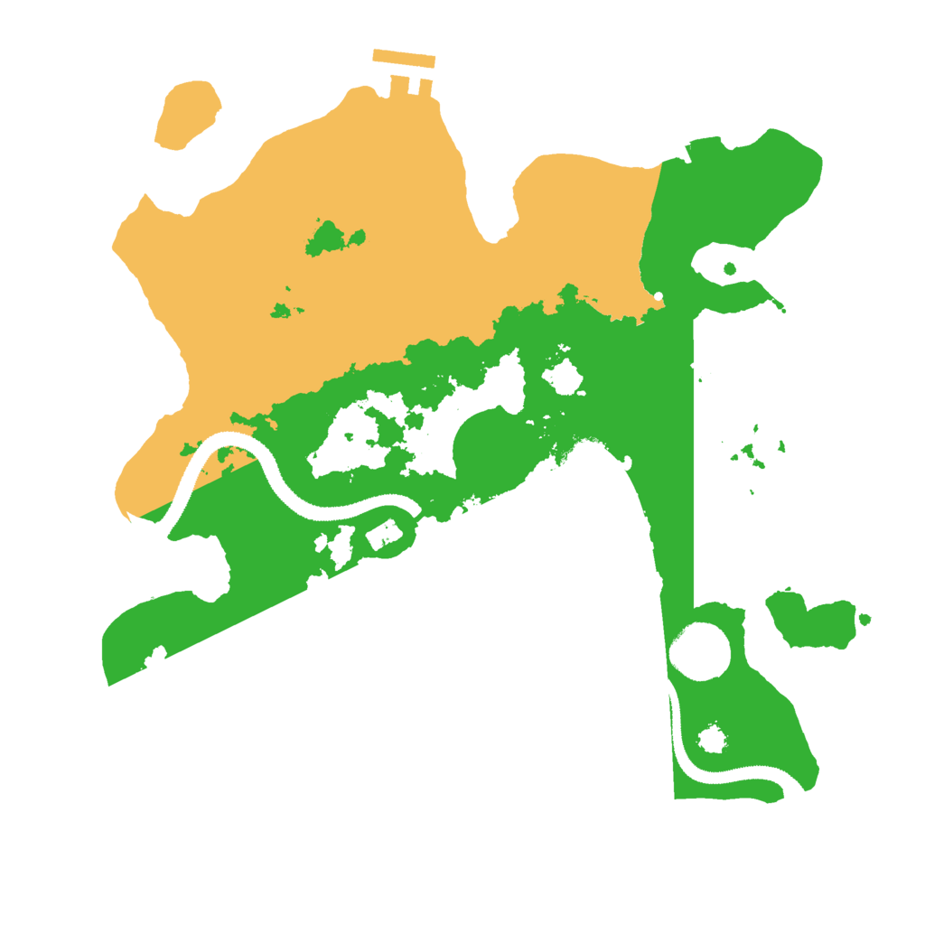 Biome Rust Map: Procedural Map, Size: 3000, Seed: 19151