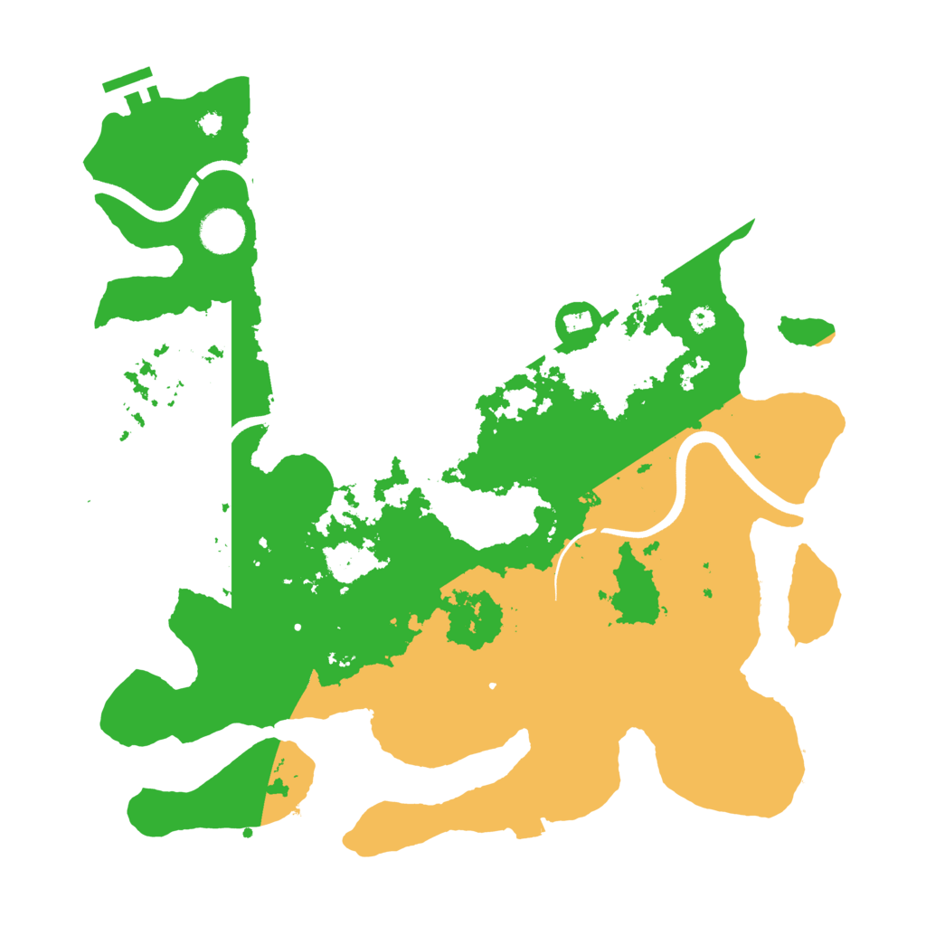 Biome Rust Map: Procedural Map, Size: 3700, Seed: 1429052901