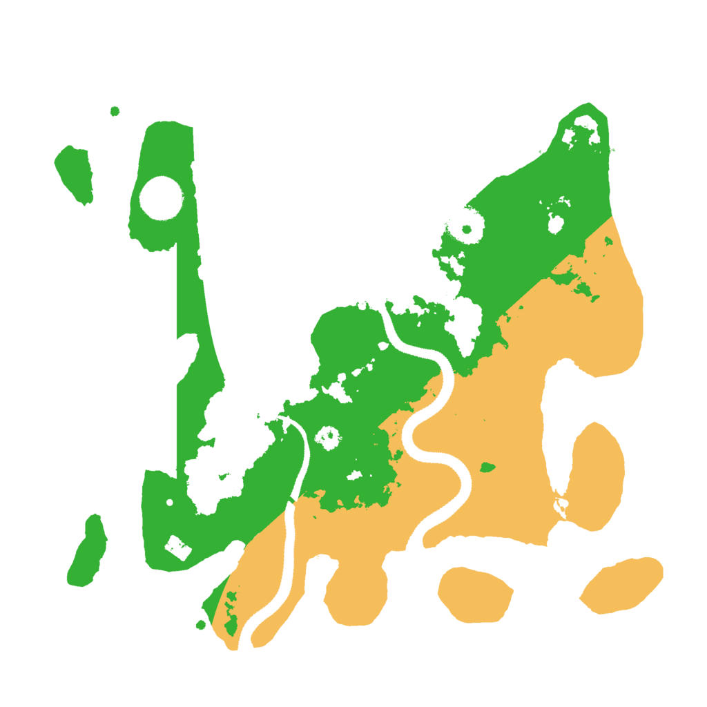 Biome Rust Map: Procedural Map, Size: 3000, Seed: 25438765