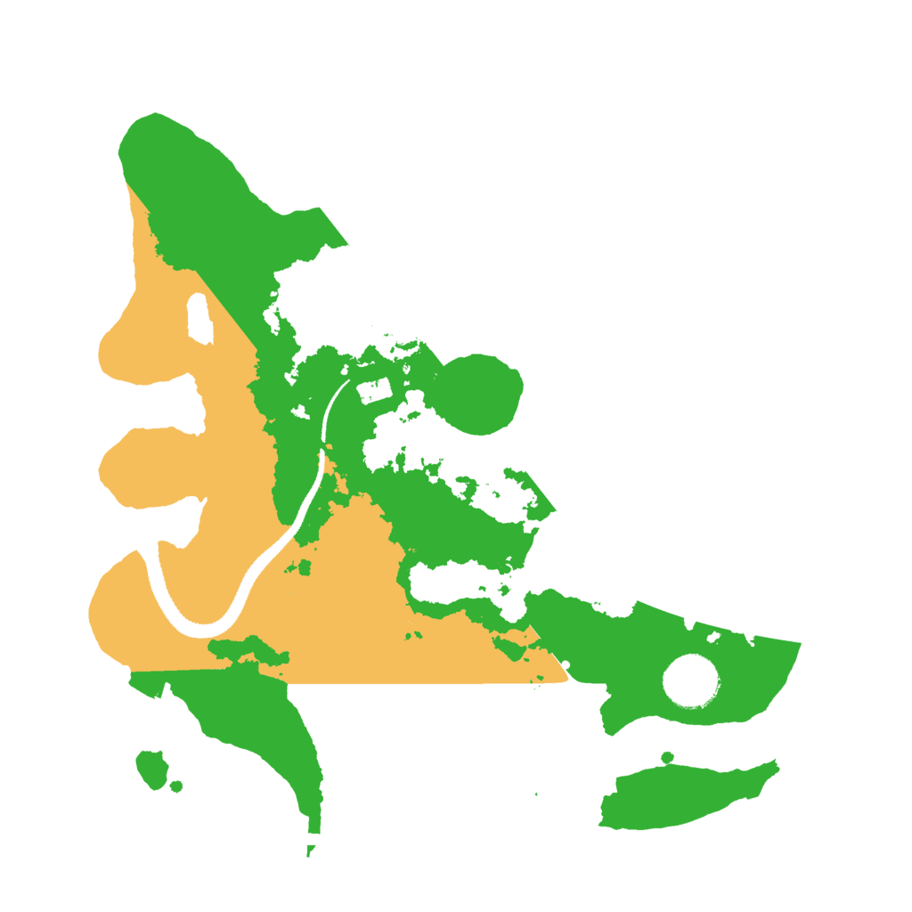 Biome Rust Map: Procedural Map, Size: 3000, Seed: 646951450