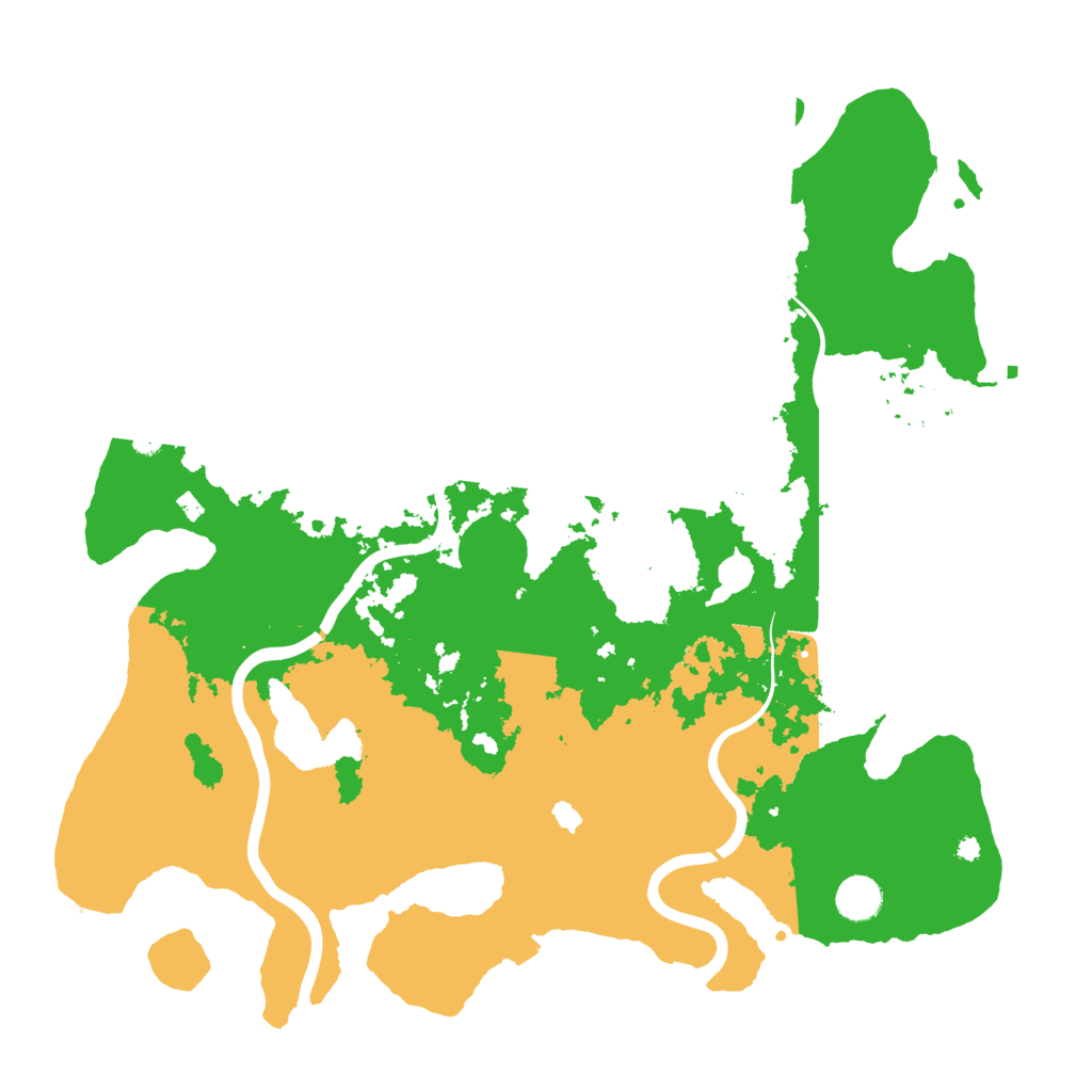 Biome Rust Map: Procedural Map, Size: 4200, Seed: 121212