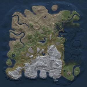 Thumbnail Rust Map: Procedural Map, Size: 4250, Seed: 1321675460, 17 Monuments