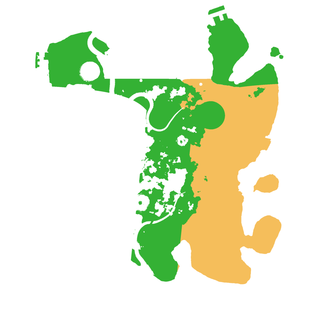 Biome Rust Map: Procedural Map, Size: 3000, Seed: 142753
