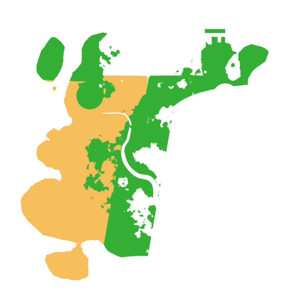 Biome Rust Map: Procedural Map, Size: 3000, Seed: 250469