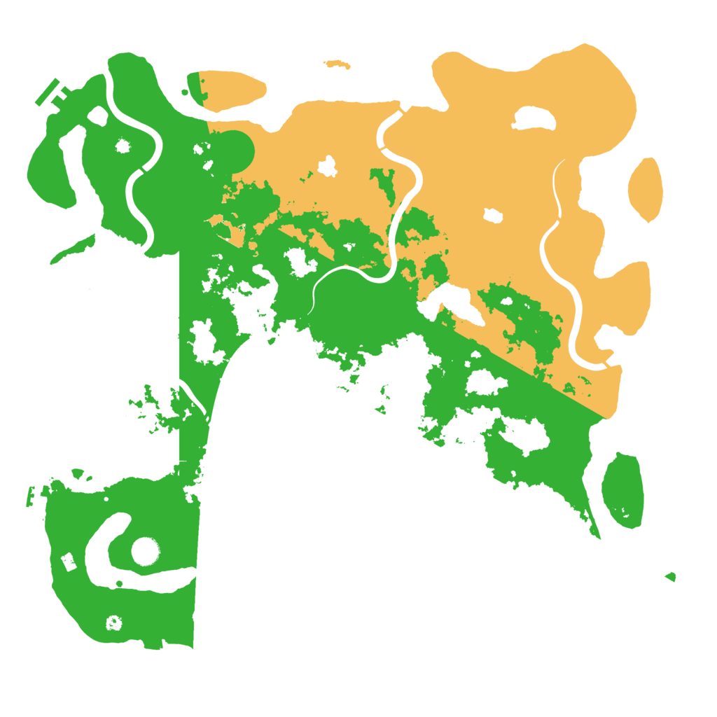 Biome Rust Map: Procedural Map, Size: 4500, Seed: 21040596