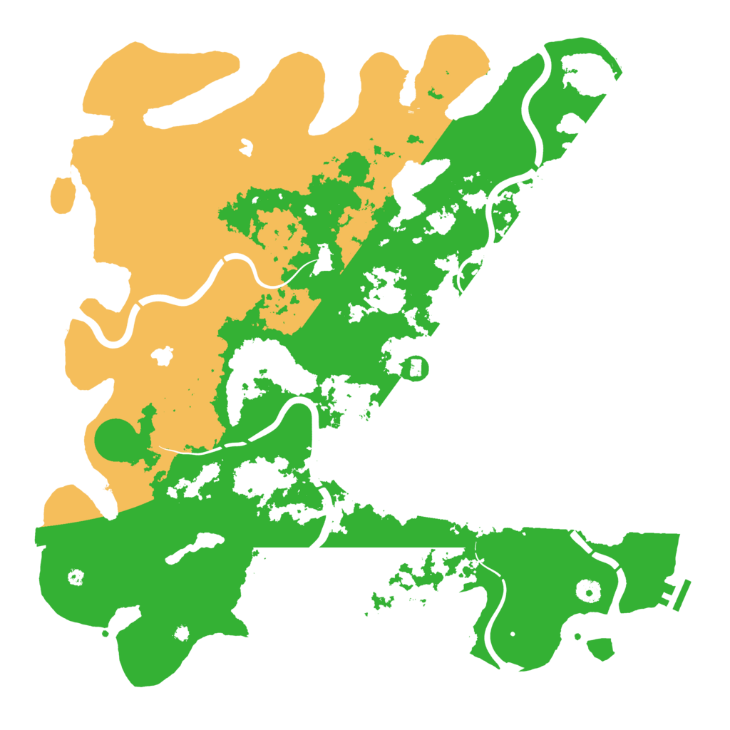 Biome Rust Map: Procedural Map, Size: 4500, Seed: 1161534247