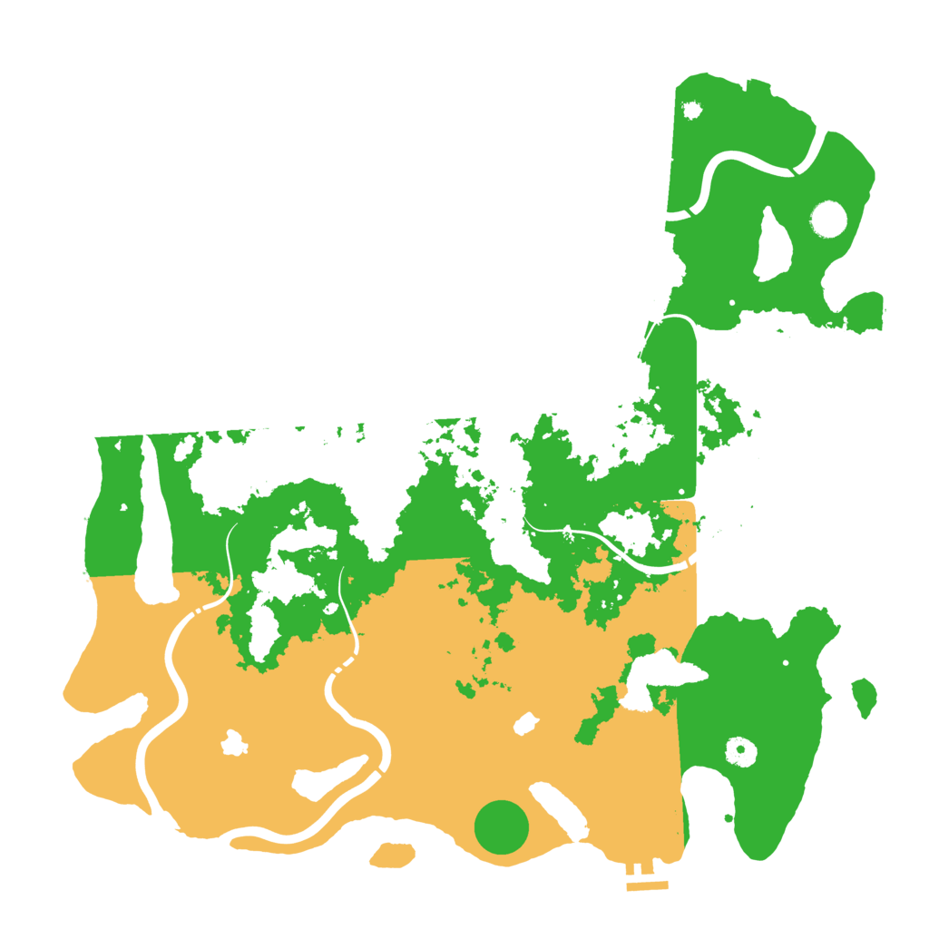 Biome Rust Map: Procedural Map, Size: 4500, Seed: 55584432