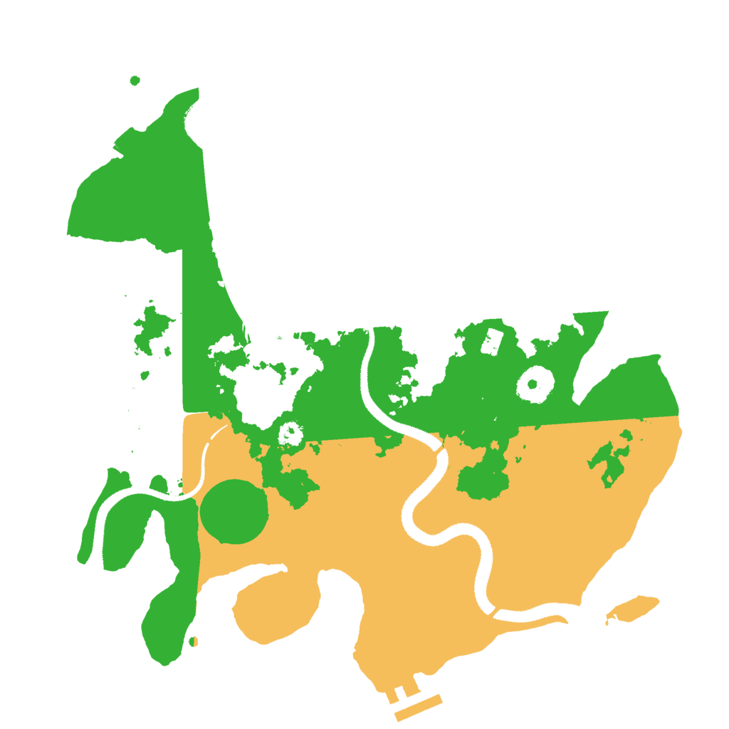 Biome Rust Map: Procedural Map, Size: 3000, Seed: 321100590