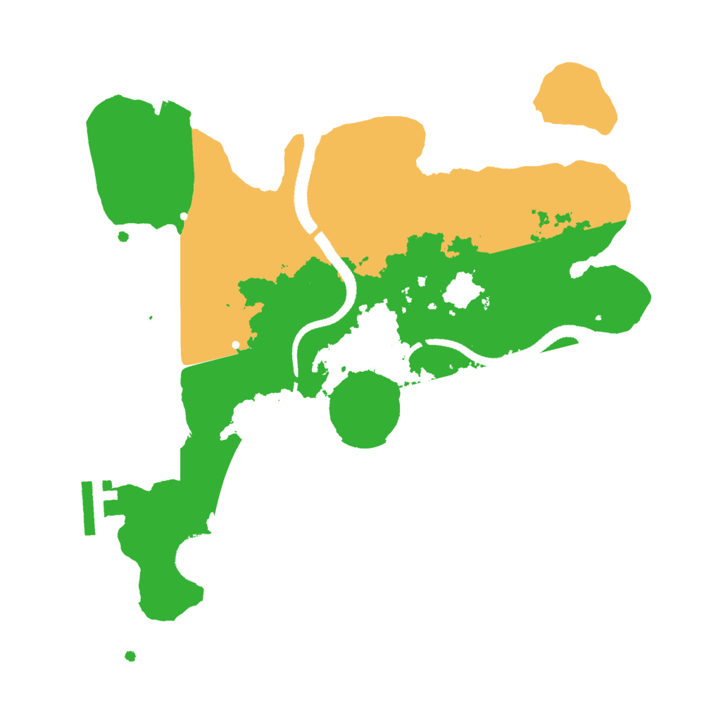 Biome Rust Map: Procedural Map, Size: 2700, Seed: 1774094521