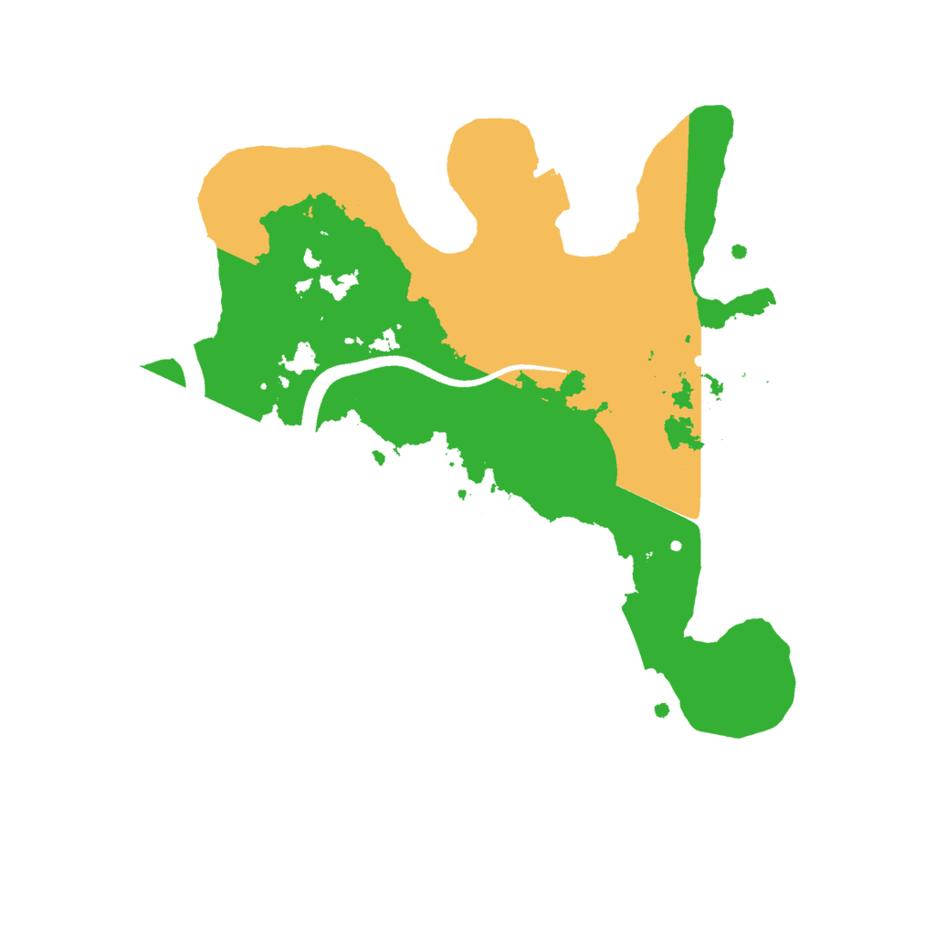 Biome Rust Map: Procedural Map, Size: 2500, Seed: 549611940