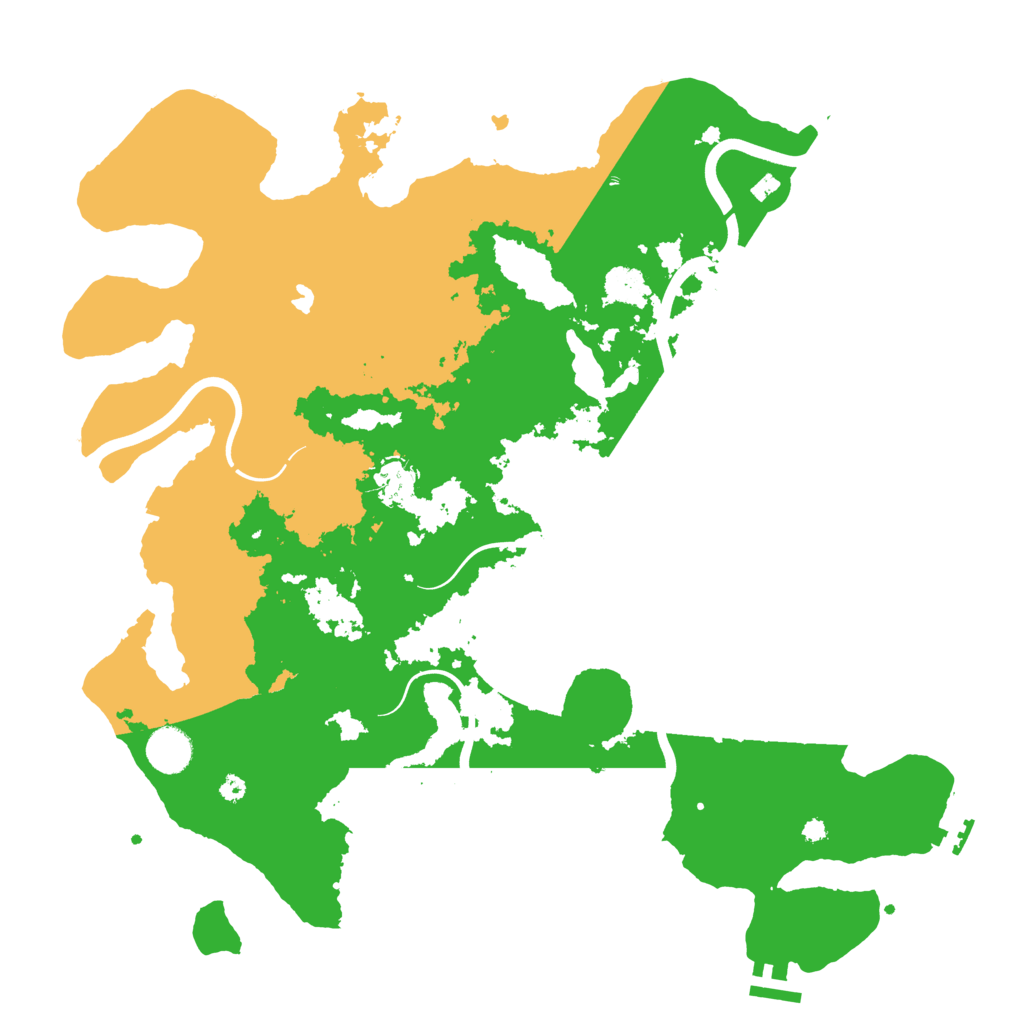 Biome Rust Map: Procedural Map, Size: 4000, Seed: 1792539870