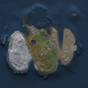 Thumbnail Rust Map: Procedural Map, Size: 1800, Seed: 1368700040, 6 Monuments