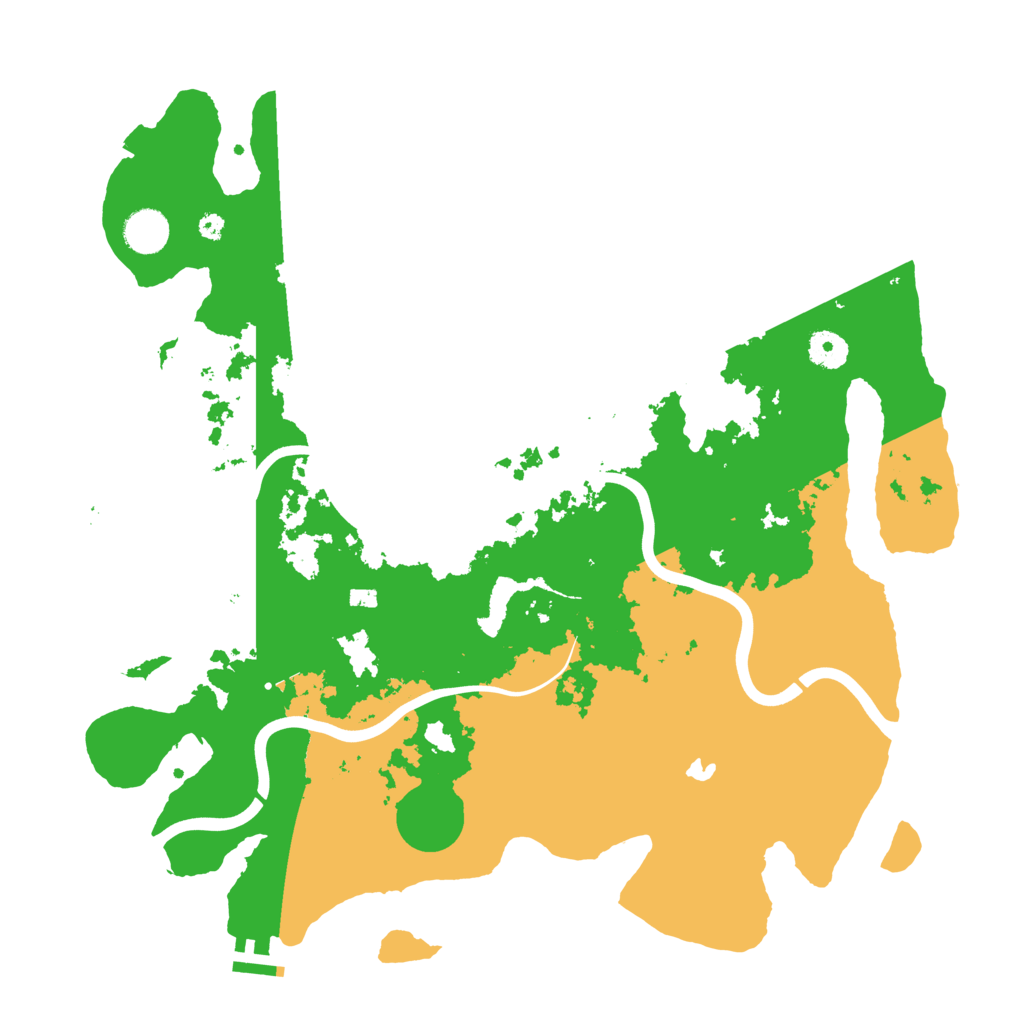 Biome Rust Map: Procedural Map, Size: 4000, Seed: 444511