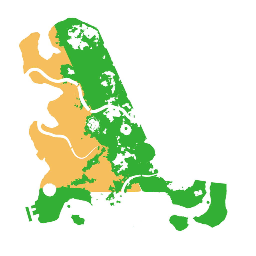 Biome Rust Map: Procedural Map, Size: 3500, Seed: 2053211699