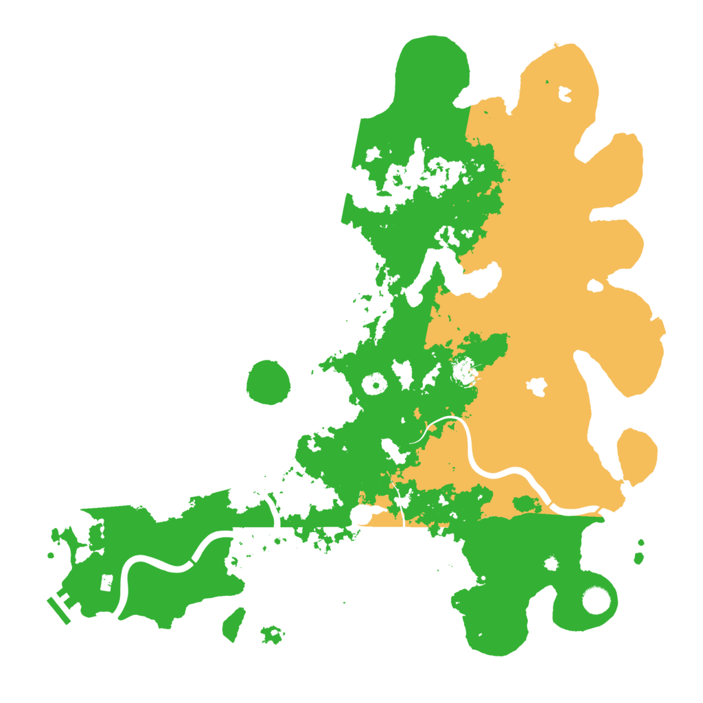 Biome Rust Map: Procedural Map, Size: 4500, Seed: 583232013