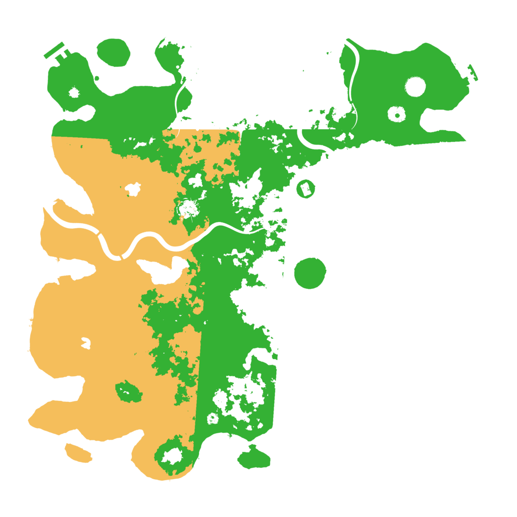 Biome Rust Map: Procedural Map, Size: 4500, Seed: 15848