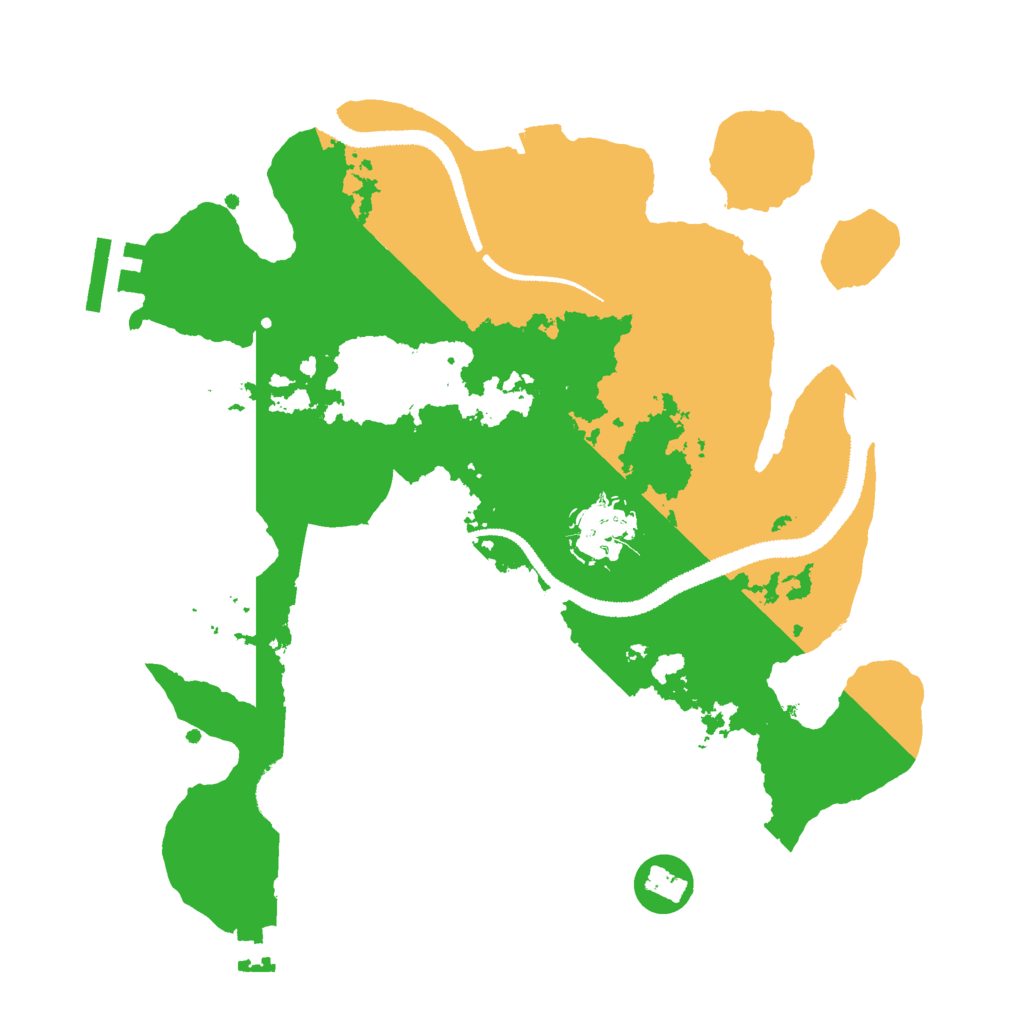 Biome Rust Map: Procedural Map, Size: 2800, Seed: 55060