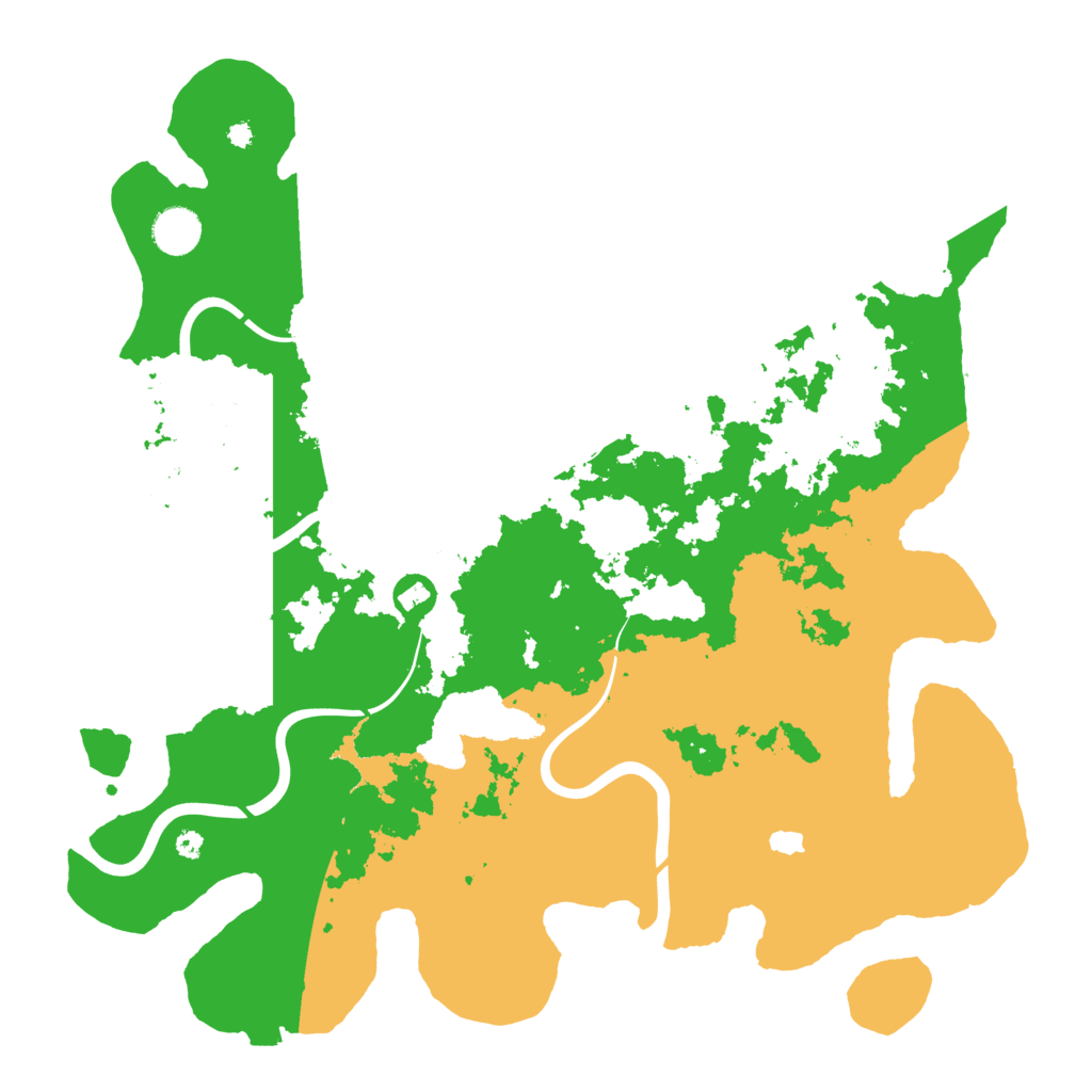 Biome Rust Map: Procedural Map, Size: 4000, Seed: 61231