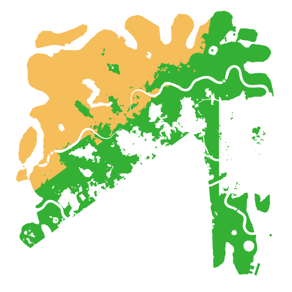 Biome Rust Map: Procedural Map, Size: 4800, Seed: 195525371