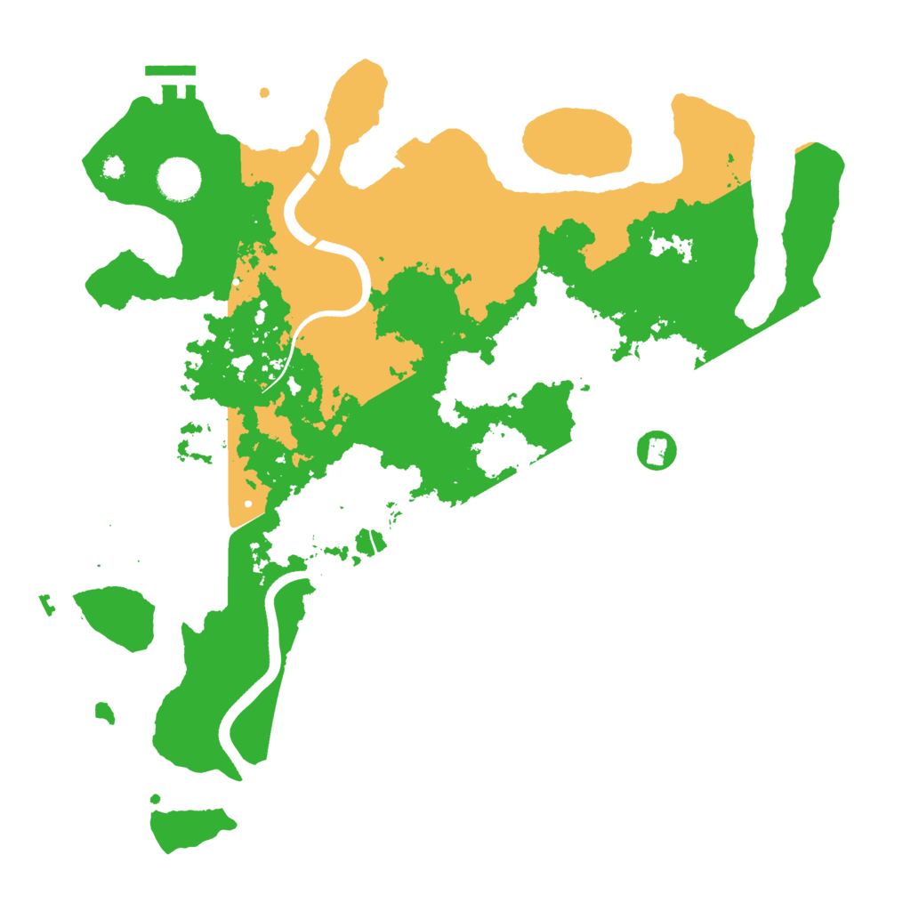 Biome Rust Map: Procedural Map, Size: 3650, Seed: 962848307