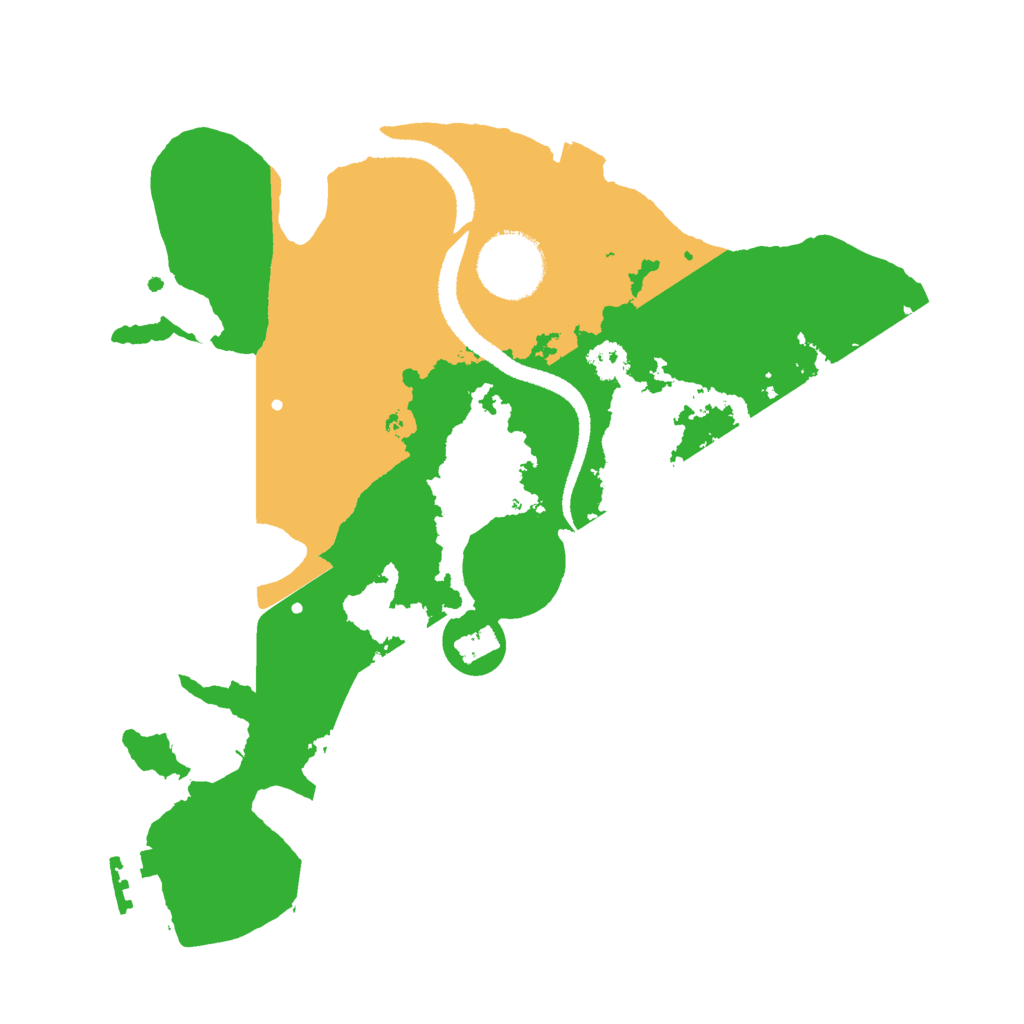 Biome Rust Map: Procedural Map, Size: 2700, Seed: 44325345