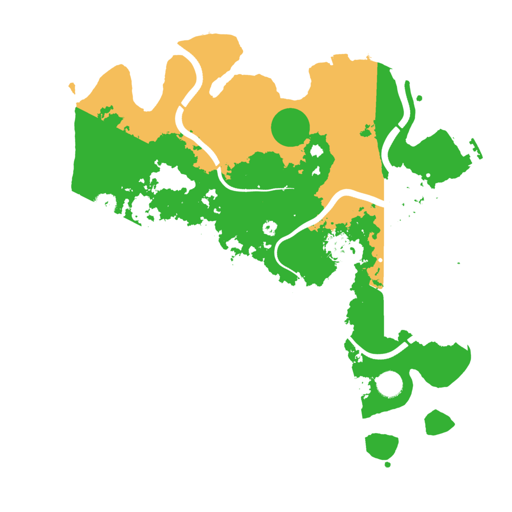 Biome Rust Map: Procedural Map, Size: 3500, Seed: 1726539538