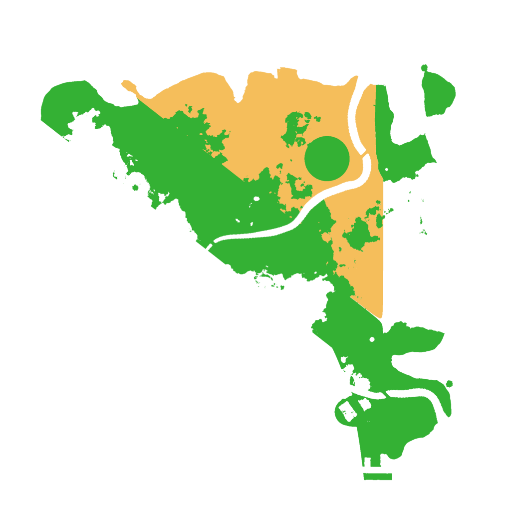 Biome Rust Map: Procedural Map, Size: 3000, Seed: 1549645825