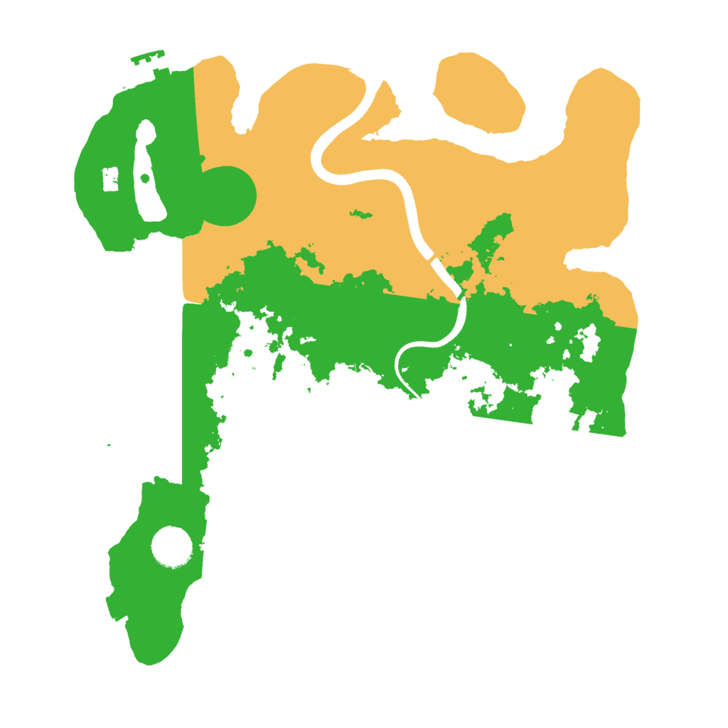 Biome Rust Map: Procedural Map, Size: 3250, Seed: 316488918